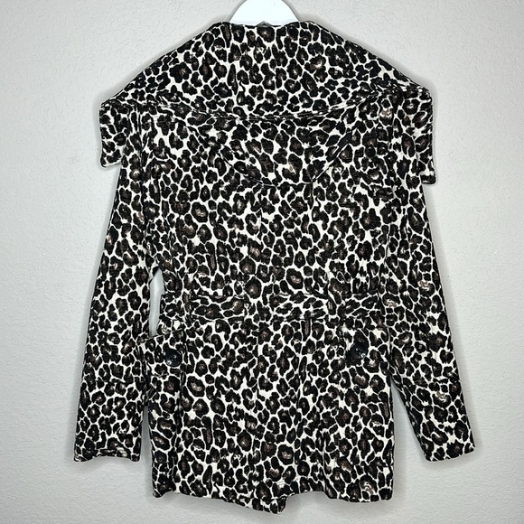 Dollhouse Hooded Cheetah Print Coat Size Large - Picture 6 of 15